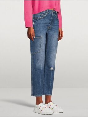 Frame Size 24 Denim Side Pocket Le Original Cargo Jean